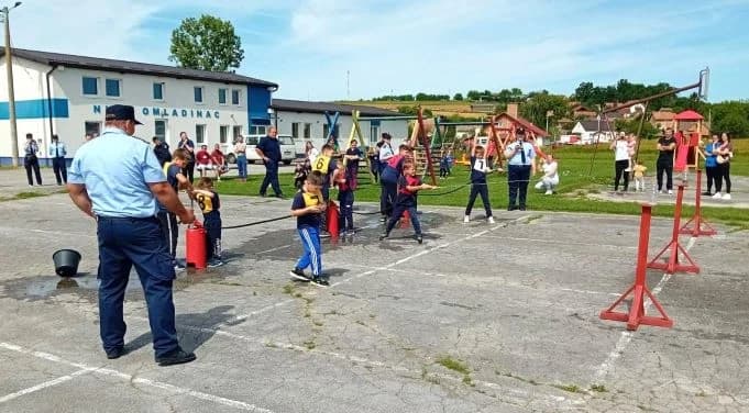 VATROGASNI CENTAR ČAGLIN: Održano izlučno općinsko natjecanje za pomladak i mladež