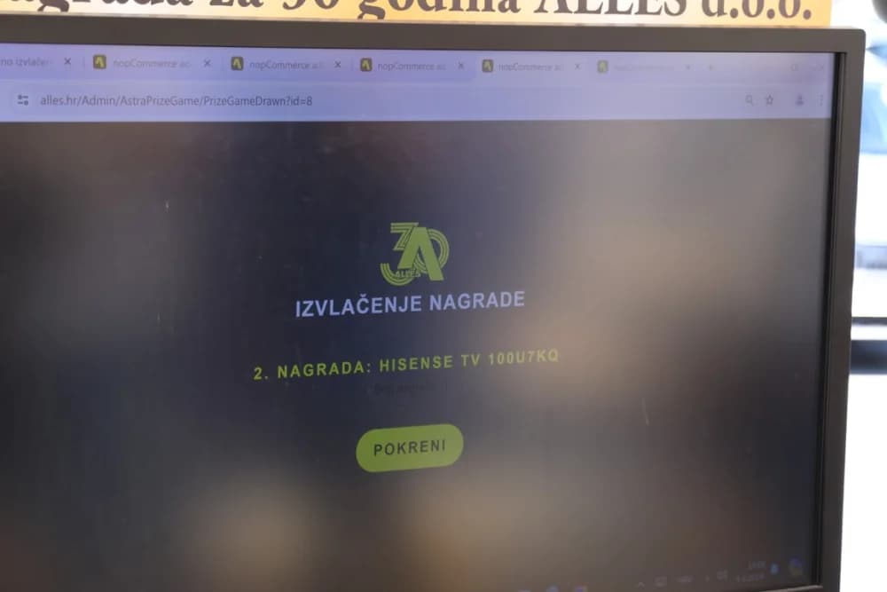 Automobil u nagradnoj igri tvrtke Alles osvojila Ivana Mjertan iz Požege