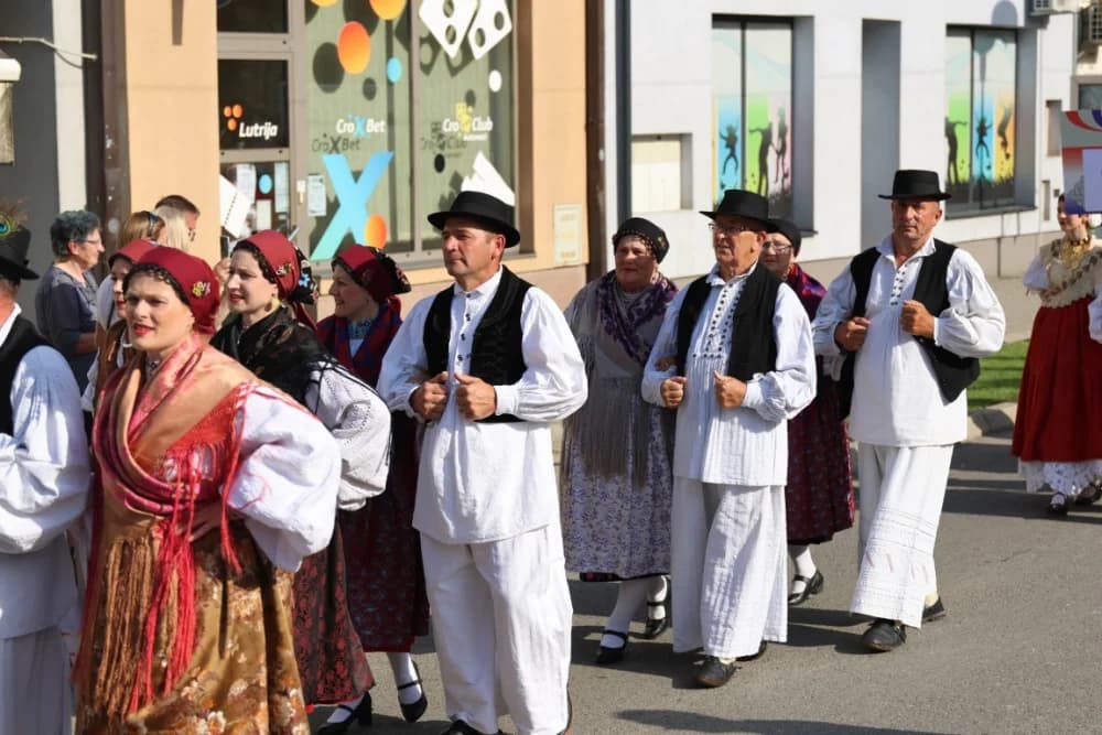 Jahačice, okićene konjske zaprege i članovi kulturno-umjetničkih društava krasili ulice grada Pleternice