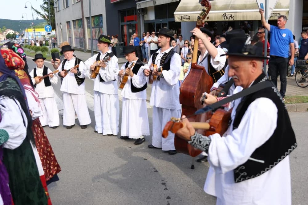 Jahačice, okićene konjske zaprege i članovi kulturno-umjetničkih društava krasili ulice grada Pleternice