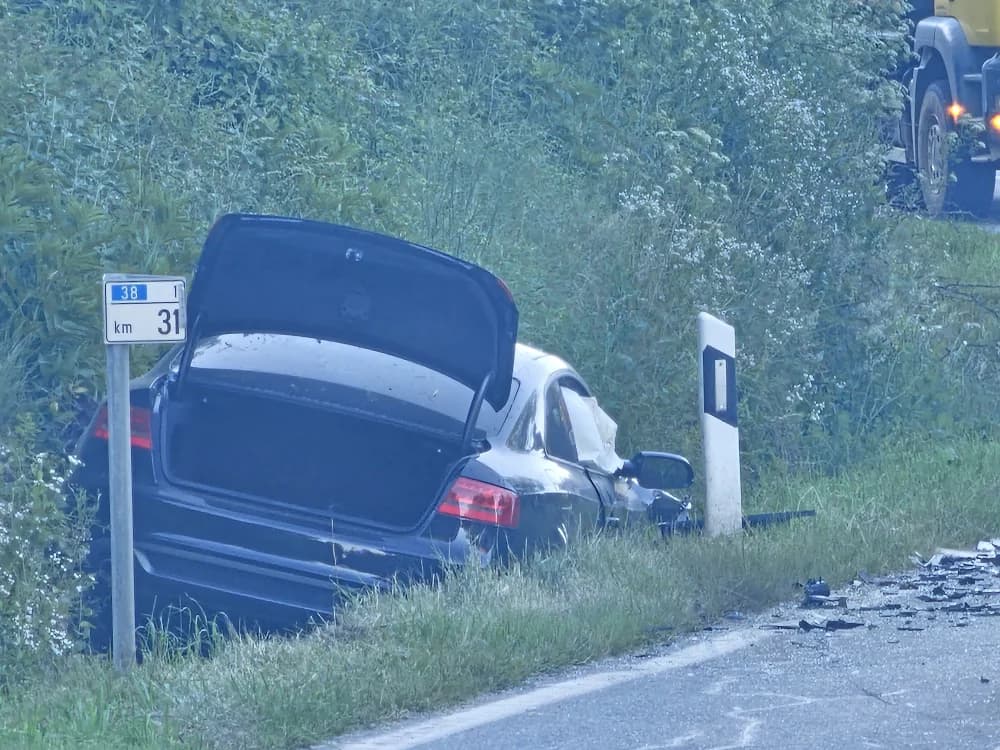 Jedna osoba ozlijeđena u prometnoj nesreći u Orljavcu