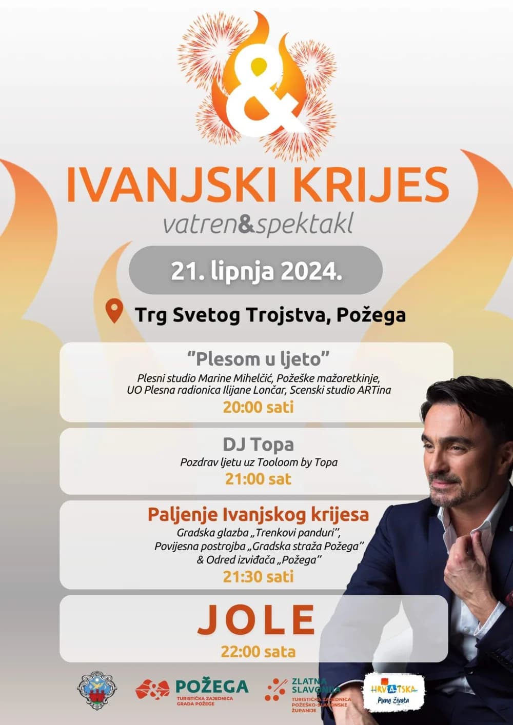 Kamo za vikend? Ivanjski krijes sa Joletom u Požegi, priredba Slovaci Slovacima u Rajsavcu, te više svirki