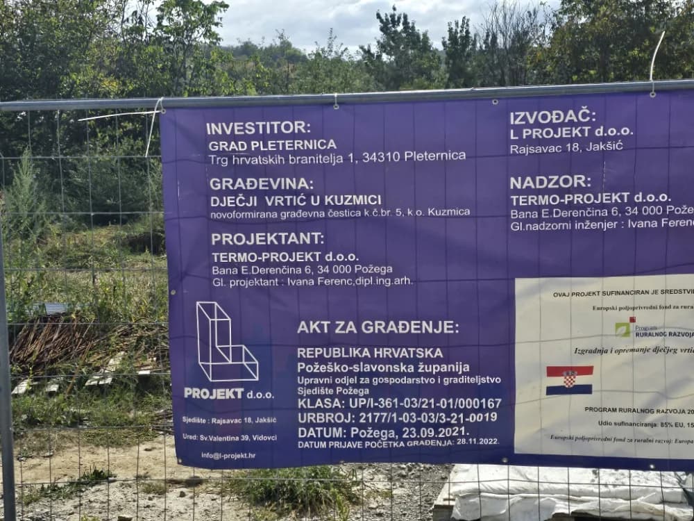 Do kraja godine biti će u funkciji novi Dječji vrtić u Kuzmici: „Svi oni mališani koji su na listi čekanja trebali bi biti upisani“  /FOTO/