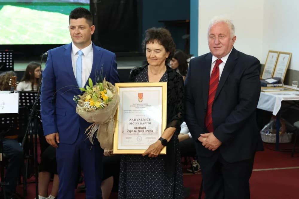 DAN OPĆINE KAPTOL I NJENOG ZAŠTITNIKA: Kristina Rupert, Nada Prkačin i Patrik Jaković primili godišnje nagrade, a uručene i četiri zahvalnice
