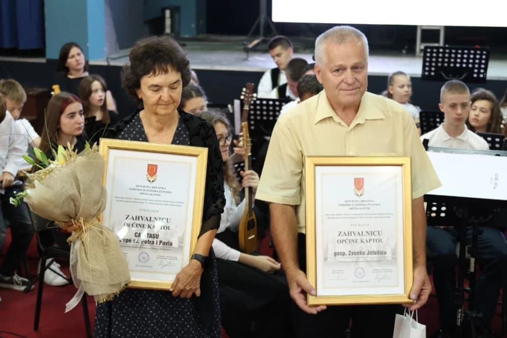 DAN OPĆINE KAPTOL I NJENOG ZAŠTITNIKA: Kristina Rupert, Nada Prkačin i Patrik Jaković primili godišnje nagrade, a uručene i četiri zahvalnice