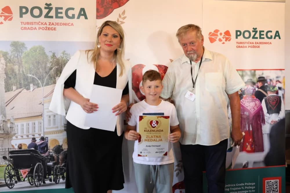 44. POŽEŠKA KULENIJADA:  Pobjednica Našičanka Iva Mihalj, a šest kulenara dobilo zlatne plakete