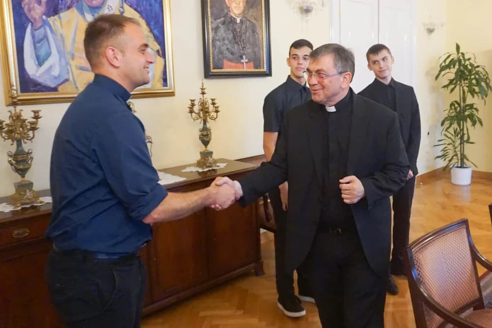 Biskup Martinović primio kandidate za Bogoslovno sjemenište