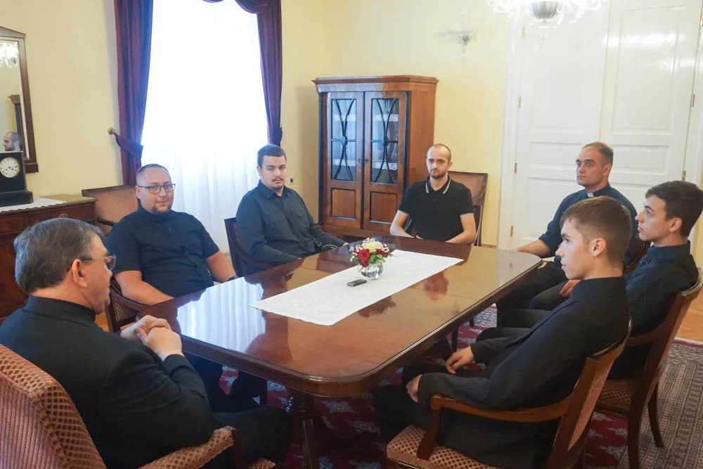 Biskup Martinović primio kandidate za Bogoslovno sjemenište