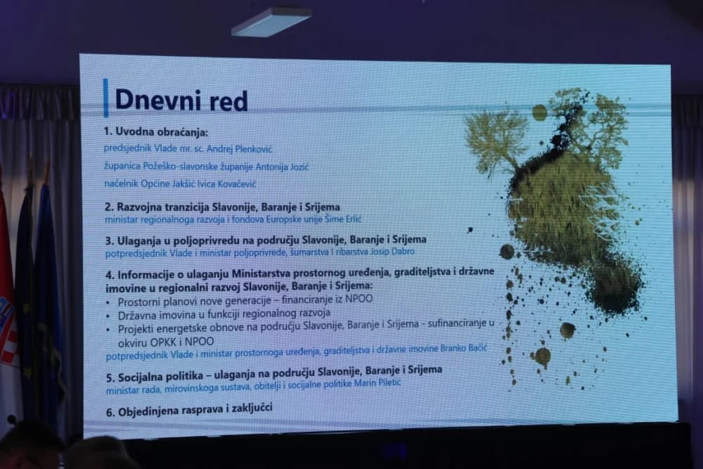 Plodonosna Sjednica Savjeta za Slavoniju u Jakšiću: Uručena Odluka o financiranju Regionalnog distribucijskog centra za voće i povrće u Požegi