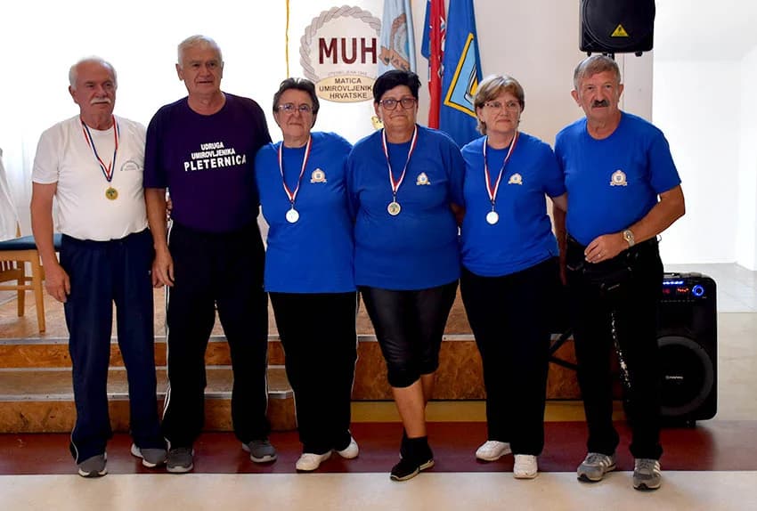 [FOTO] Jakšićani ispred Kaptolčana i brestovačke Orljave pobjednici Sportskih susreta umirovljenika Požeške županije