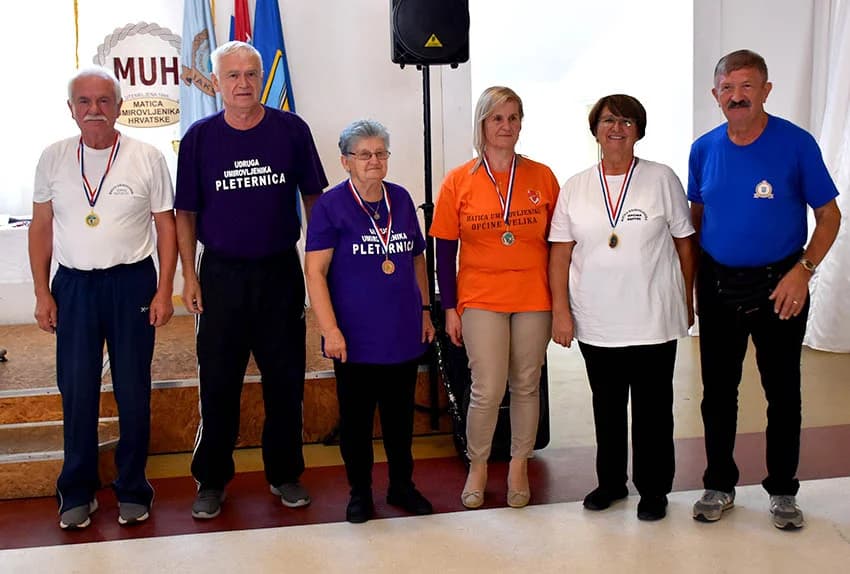 [FOTO] Jakšićani ispred Kaptolčana i brestovačke Orljave pobjednici Sportskih susreta umirovljenika Požeške županije