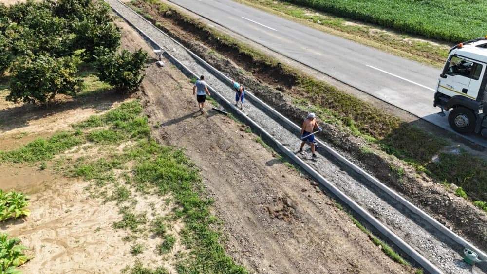 Izgradnja biciklističke staze Jakšić-Ovčare u visokoj fazi realizacije: Vrijednost investicije 271 tisuću eura (FOTO-VIDEO)