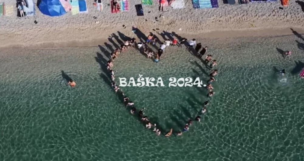 Pozdrav iz Baške! Video uradak s odmora učenika Osnovne škole Antuna Kanižlića