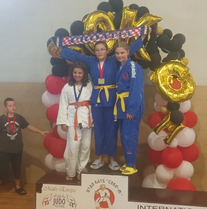 Lucija Mihović i Mateo Horvatović osvojili zlato na judo festivalu u Prnjavoru