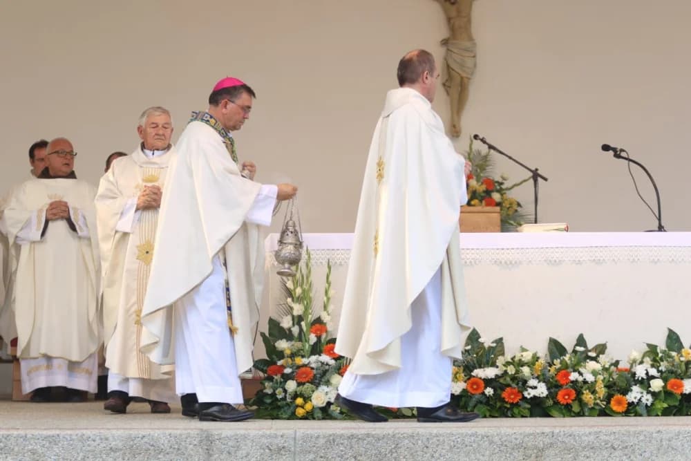 HODOČAŠĆE U VOĆIN: Euharistijskim slvljem i zavjetnom procesijom proslavljena Nebeska Majka