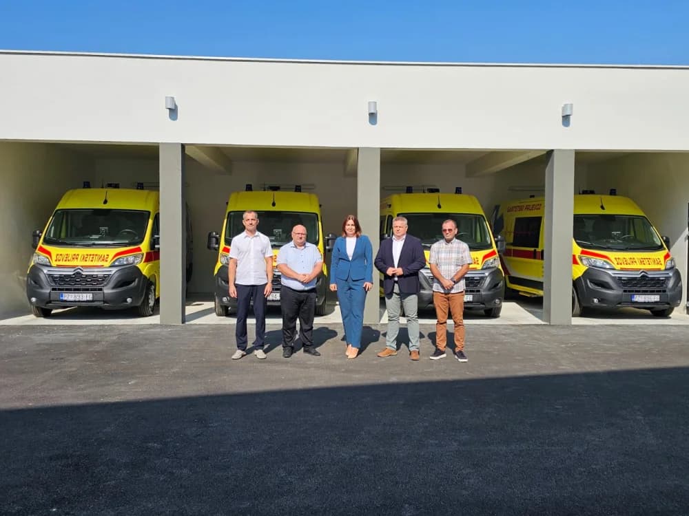 SVE NA JEDNOM MJESTU U GRADU POŽEGI: Uz bolničku ustanovu i Služba hitne pomoći te sanitetski prijevoz s nova četiri vozila
