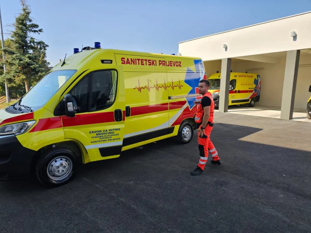 SVE NA JEDNOM MJESTU U GRADU POŽEGI: Uz bolničku ustanovu i Služba hitne pomoći te sanitetski prijevoz s nova četiri vozila
