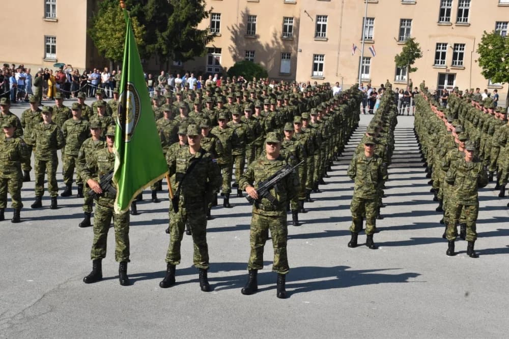 Svečanost u požeškoj vojarni 123. brigade: Prisegnuo 43. naraštaj ročnika na dragovoljnom osposobljavanju