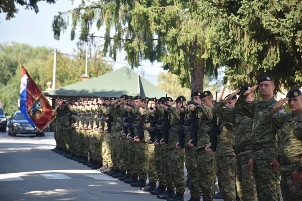 Svečanost u požeškoj vojarni 123. brigade: Prisegnuo 43. naraštaj ročnika na dragovoljnom osposobljavanju