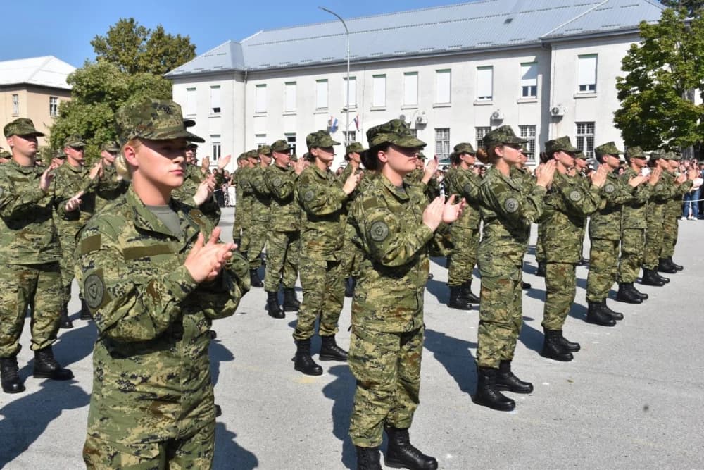 Svečanost u požeškoj vojarni 123. brigade: Prisegnuo 43. naraštaj ročnika na dragovoljnom osposobljavanju