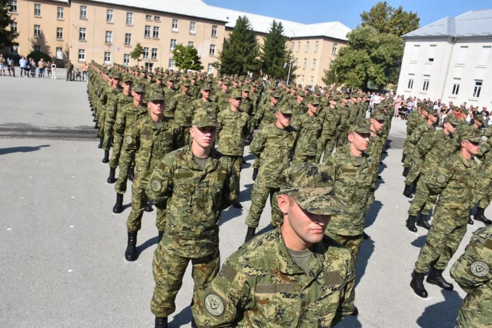 Svečanost u požeškoj vojarni 123. brigade: Prisegnuo 43. naraštaj ročnika na dragovoljnom osposobljavanju