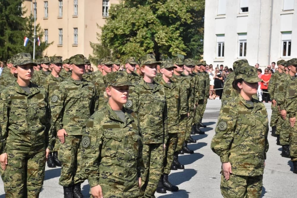Svečanost u požeškoj vojarni 123. brigade: Prisegnuo 43. naraštaj ročnika na dragovoljnom osposobljavanju