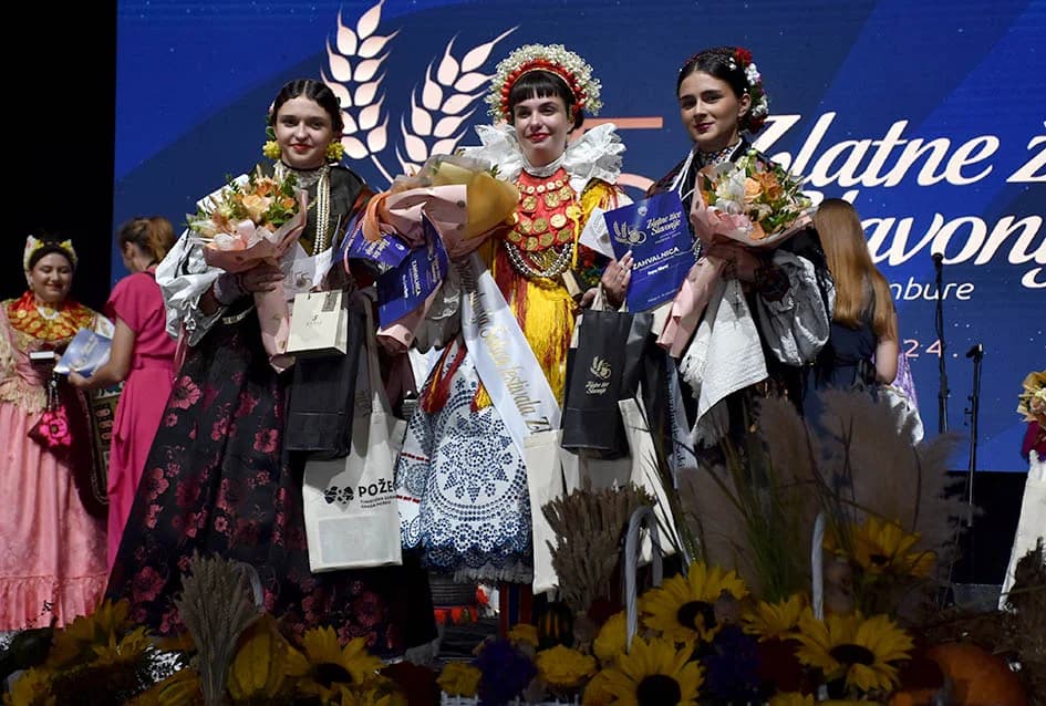 Za najgizdaviju Šokicu na prvoj večeri Zlatnih žica Slavonije izabrana Mila Grace Norris iz Habjanovaca - Osječko-baranjske županije