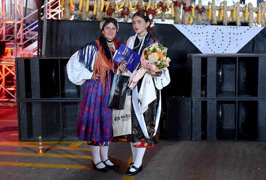 Za najgizdaviju Šokicu na prvoj večeri Zlatnih žica Slavonije izabrana Mila Grace Norris iz Habjanovaca - Osječko-baranjske županije