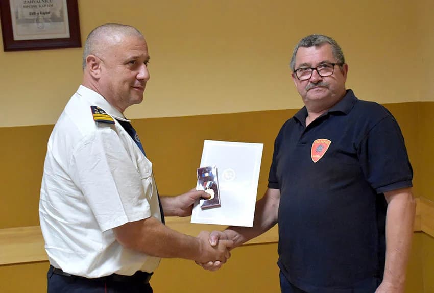 [FOTOGALERIJA] Vatrogasci Kaptola aktivni 130 godina, dobili najviše odličje, a Antun Kotrla i Zdravko Sadilek su odlikovani