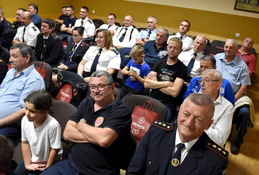 [FOTOGALERIJA] Vatrogasci Kaptola aktivni 130 godina, dobili najviše odličje, a Antun Kotrla i Zdravko Sadilek su odlikovani