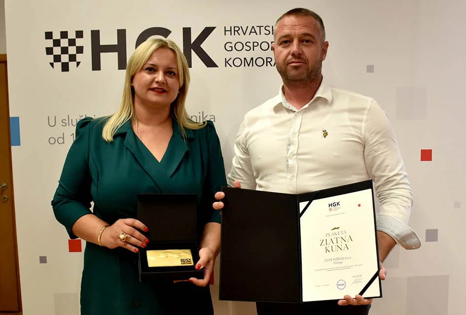 Dodijeljene nagrade najuspješnijim tvrtkama Požeško-slavonske županije za poslovanje u 2023. godini