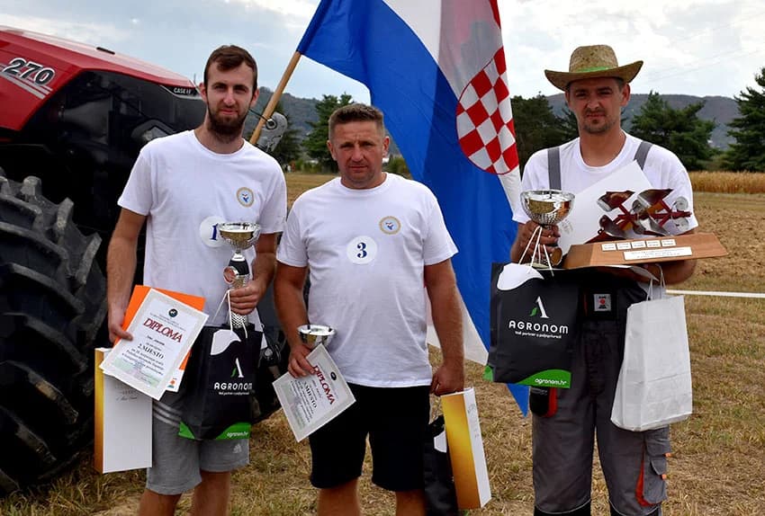 Mijo Samaržija i Patrik Pilaš pobjednici na Županijskom natjecanju u oranju