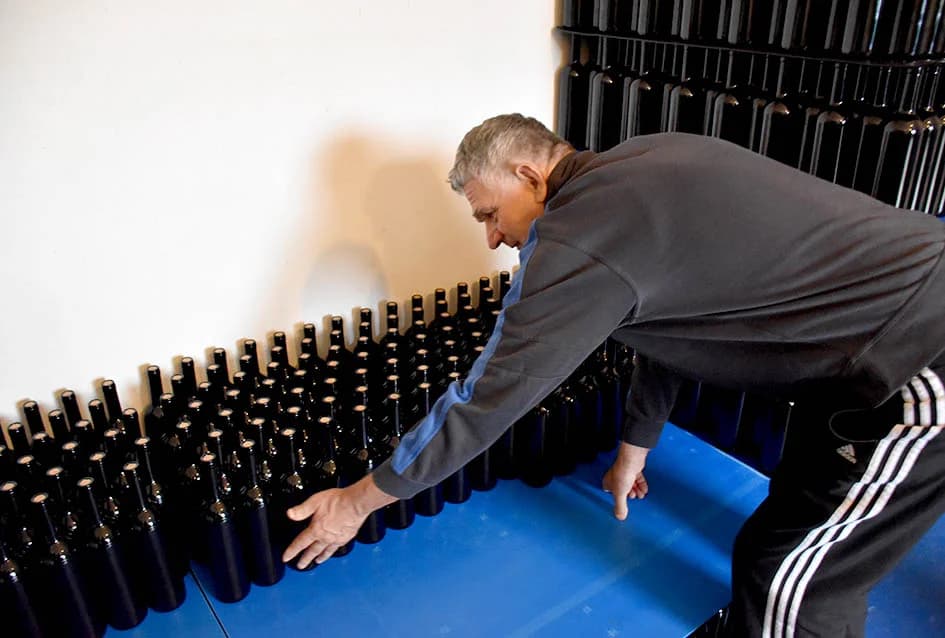VINOGRADARSTVO I PODRUMARSTVO MIHALJ IZ KUTJEVA: Punjenje vina društveni događaj