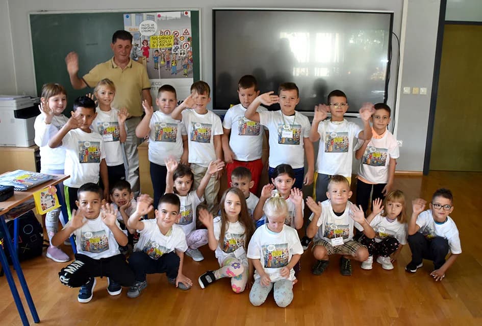 Edukativna prometna akcija za prvašiće
