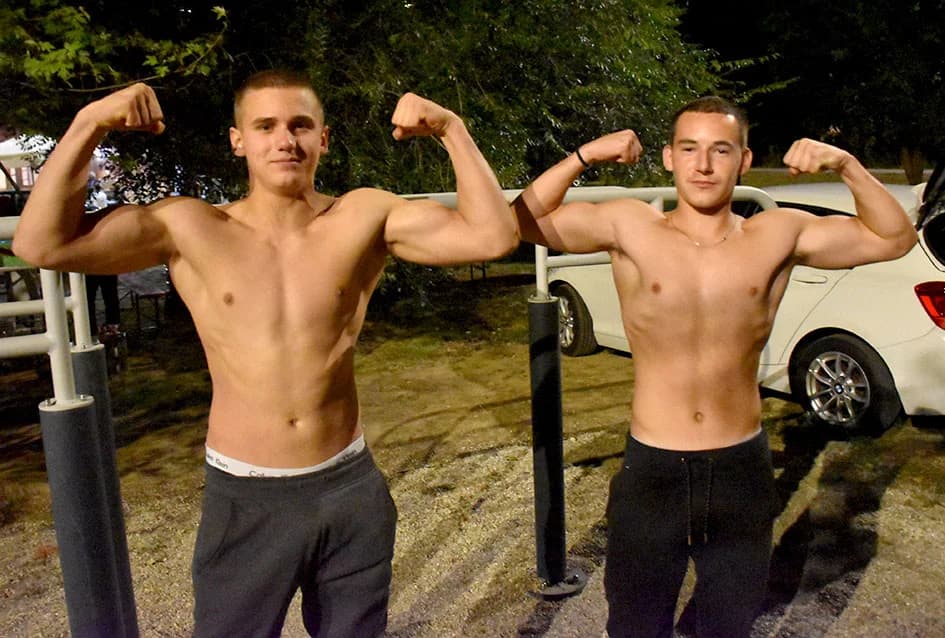 TJELOVJEŽBOM SE PRIPREMAJU ZA BUDUĆA ZVANJA: Jedan u policajce drugi u vojnike