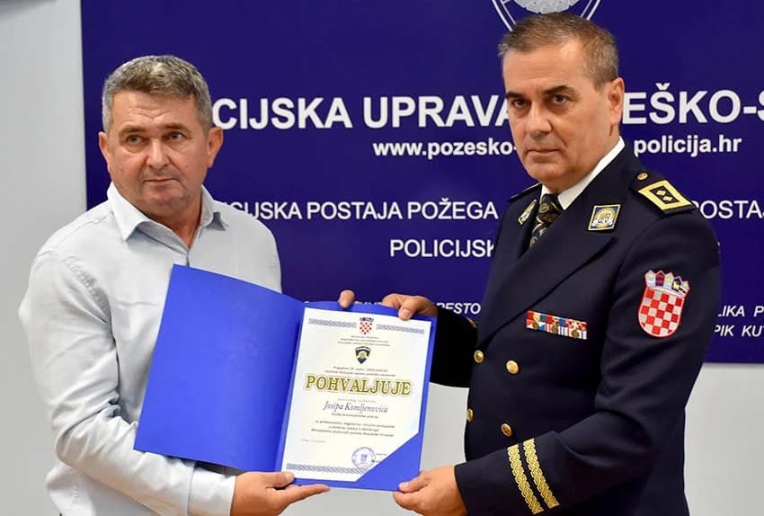 DAN POLICIJE: Odlikovanje predsjednika RH prima četvero djelatnika požeške Policijske uprave, a pohvaljeno ih je 14