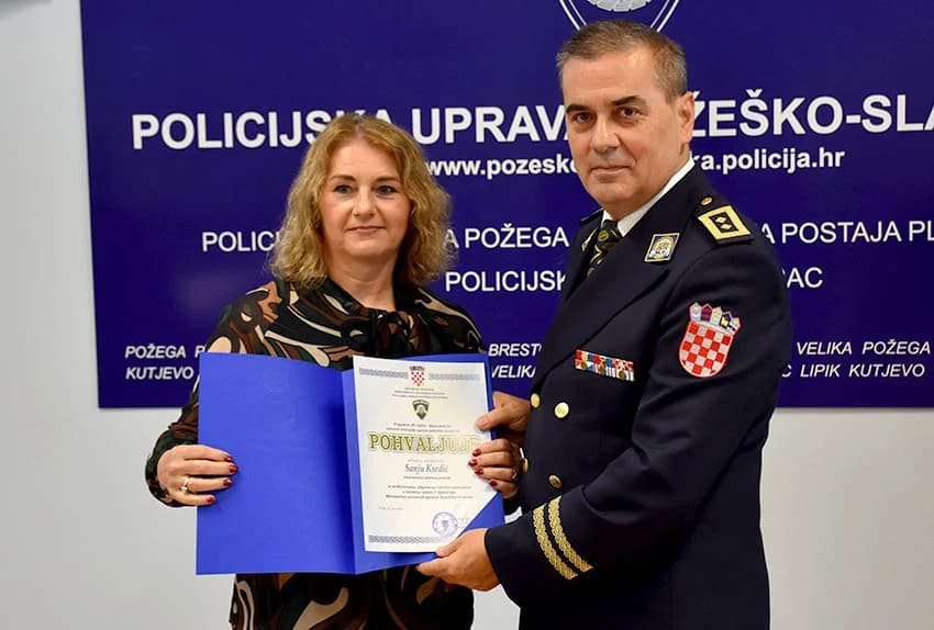 DAN POLICIJE: Odlikovanje predsjednika RH prima četvero djelatnika požeške Policijske uprave, a pohvaljeno ih je 14