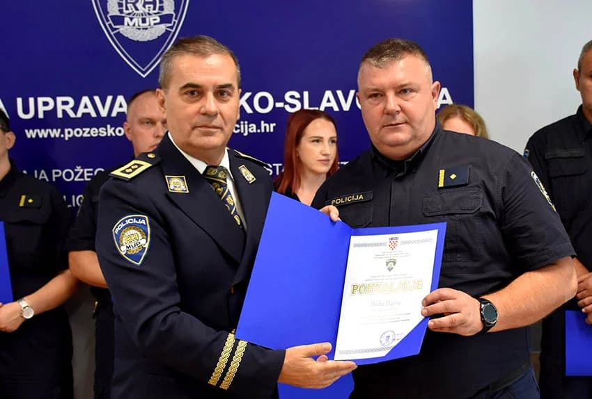 DAN POLICIJE: Odlikovanje predsjednika RH prima četvero djelatnika požeške Policijske uprave, a pohvaljeno ih je 14