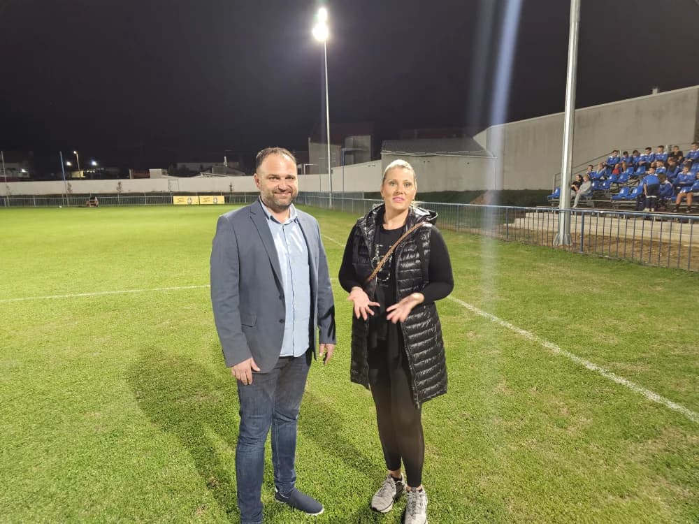 Novi reflektori na stadionu NK Požege koji će krasiti grad u večernjim satima
