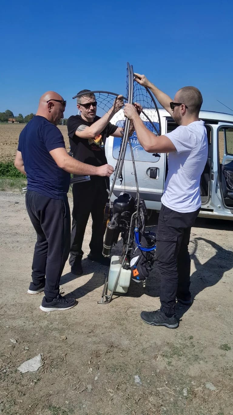 LET IZNAD RAVNICE: Letači požeškog Bumbara Zoltan Bartaky i Robert Antunović letjeli od Iloka do Požege!