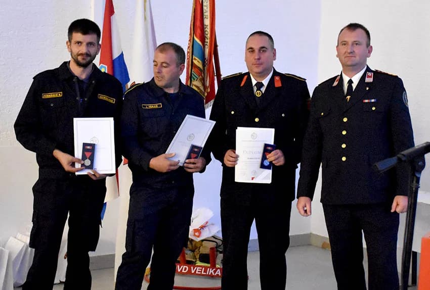 130 GODINA DVD VELIKA: Zlatne medalje dobili D. Marinić, A. Rončević, D. Štiglić i D. Matijević, a spomenice Milan Pastuović(posthumno) i Milan Grubišić