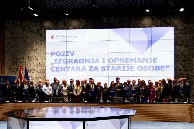 Gradonačelnica Šarić: „Potpisom ugovora osigurali smo sredstva za izgradnju Doma za starije i nemoćne“