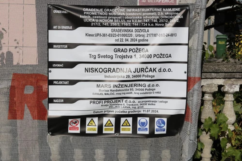 Napreduju radovi na izgradnji kolnika i sustavu oborinske odvodnje u Novom Selu - Vinorodnoj ulici
