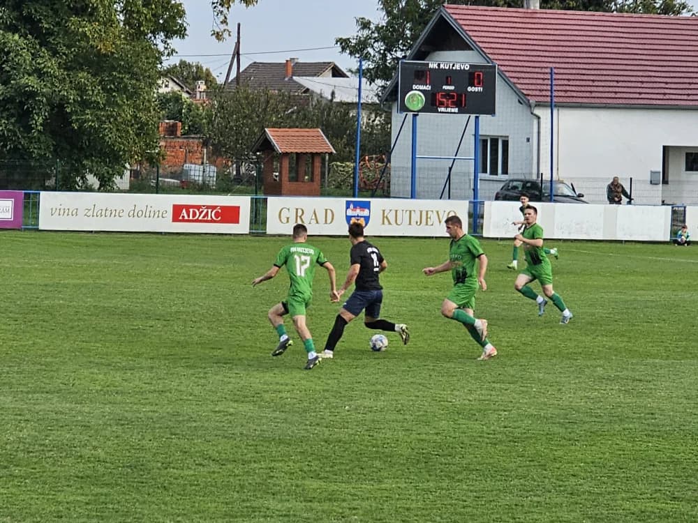 Mlada ekipa Zelenih dovela do pobjede u Kutjevu: NK Kutjevo-NK Psunj Sokol Okučani4:1