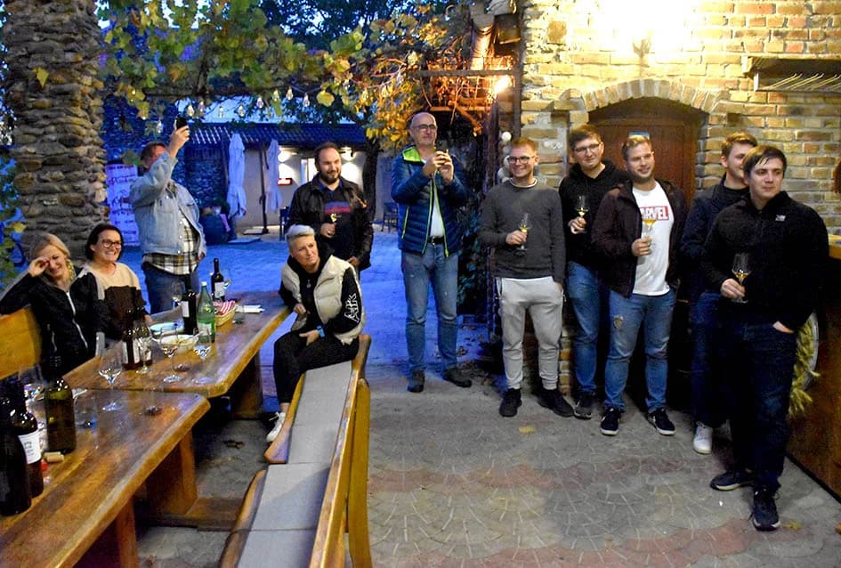 Slovenac kum u vinskoj kući Kitokreta