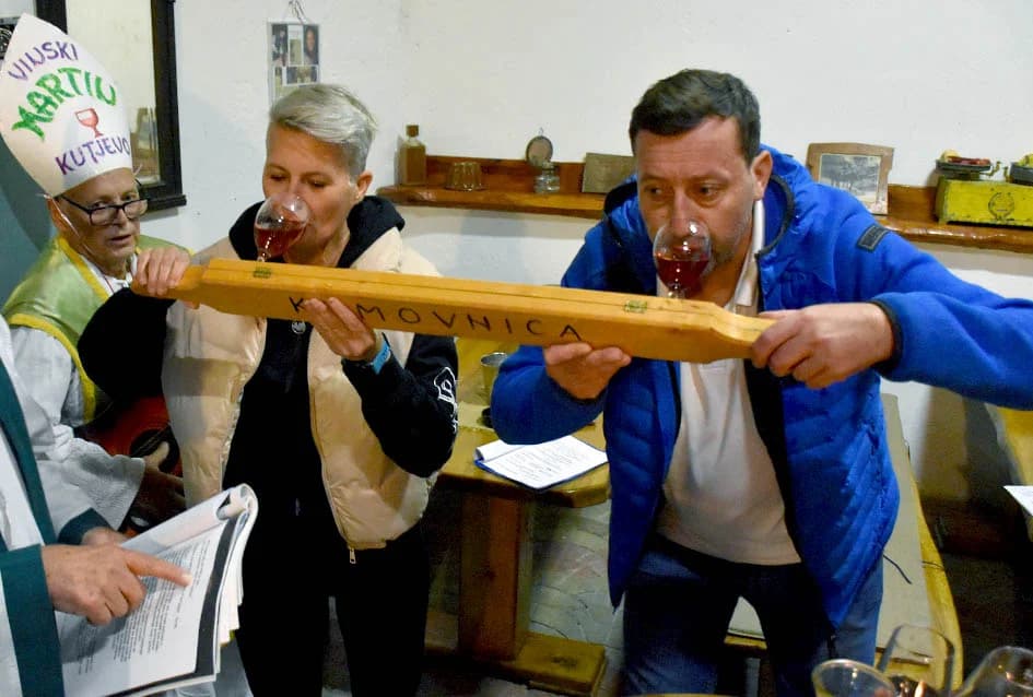 Slovenac kum u vinskoj kući Kitokreta