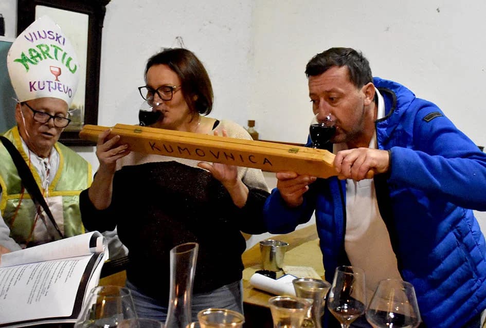Slovenac kum u vinskoj kući Kitokreta