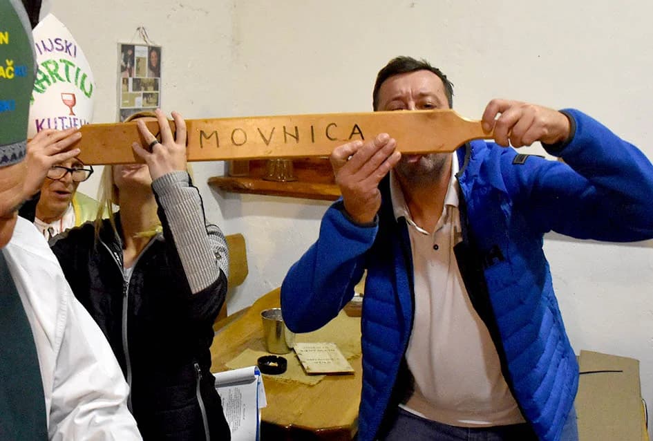 Slovenac kum u vinskoj kući Kitokreta
