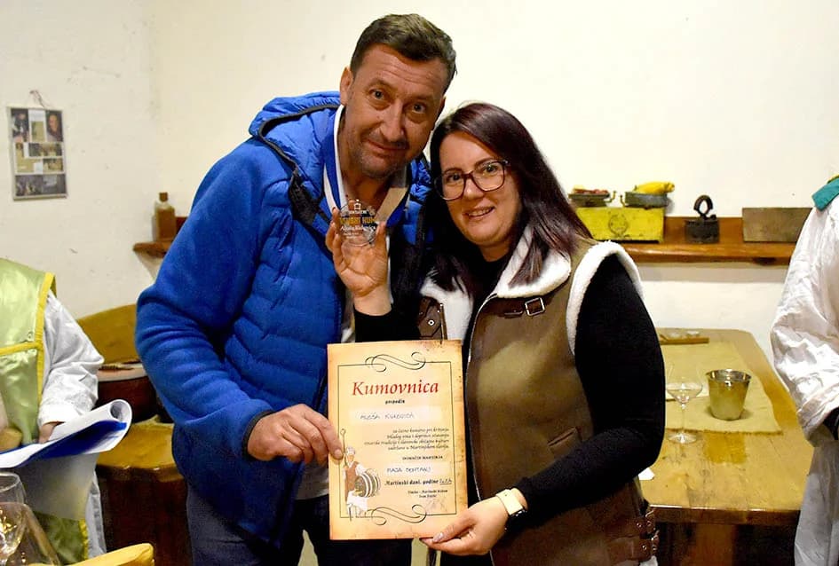 Slovenac kum u vinskoj kući Kitokreta