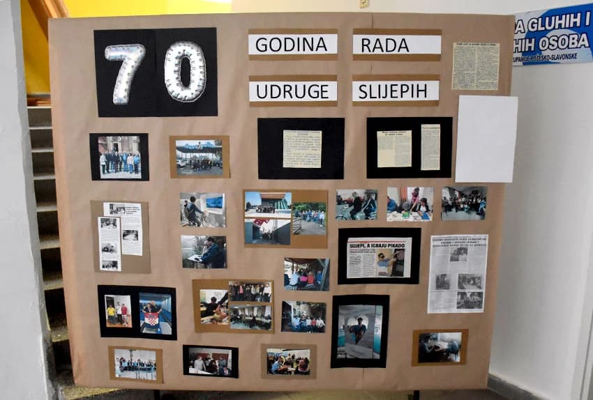 Udruga slijepih grada Požege i Požeške županije proslavila sedam desetljeća postojanja